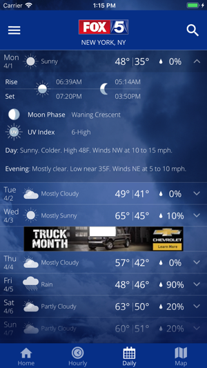 FOX 5: NY Weather & Radar(圖5)-速報App