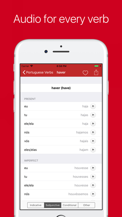How to cancel & delete Portuguese Verb Conjugator from iphone & ipad 1