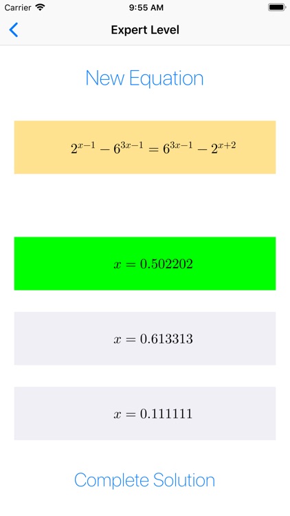 Exponential Equations   ++ screenshot-8