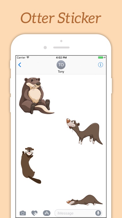 Funny Otters Stickers screenshot-3