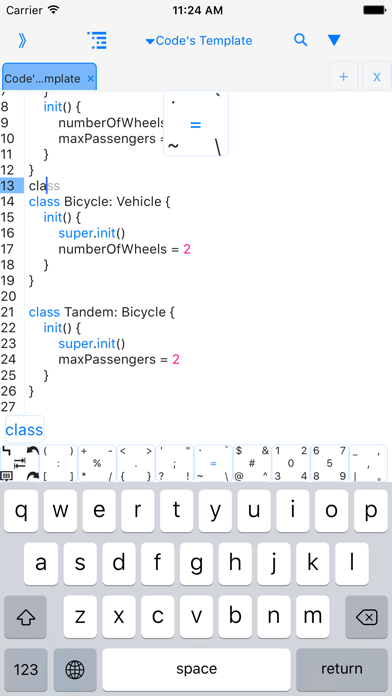 Editer For Swift programming screenshot 3