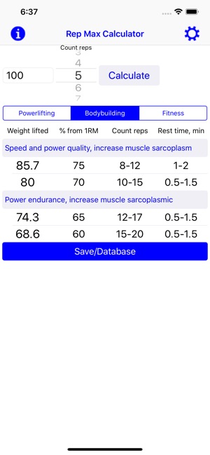 Rep Max Calculator(圖2)-速報App