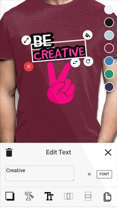 T-shirt design - Yayprint screenshot 3