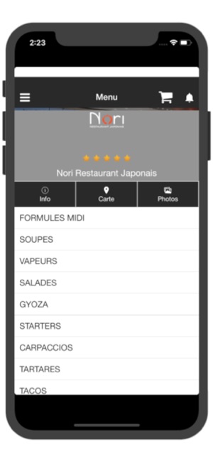 Restaurant Japonais Nori(圖3)-速報App