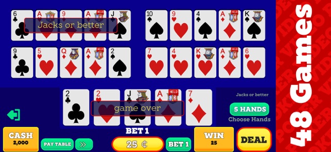 Video Poker Vegas Multi Hand(圖4)-速報App