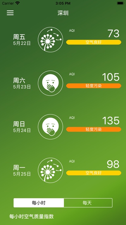 PM2.5预报雾霾-爱呼吸