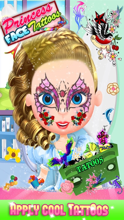 Princess Face Paint & Tattoos screenshot-4