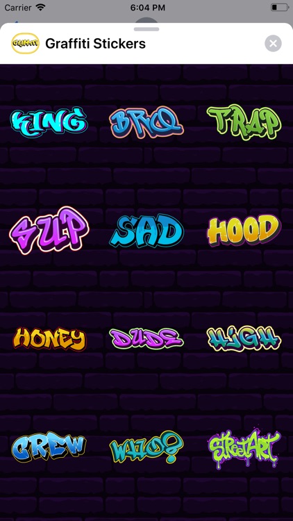 Graffiti Stickers for iMessage