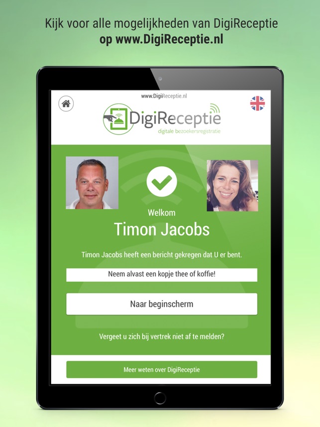 DigiReceptie Check-in App(圖5)-速報App