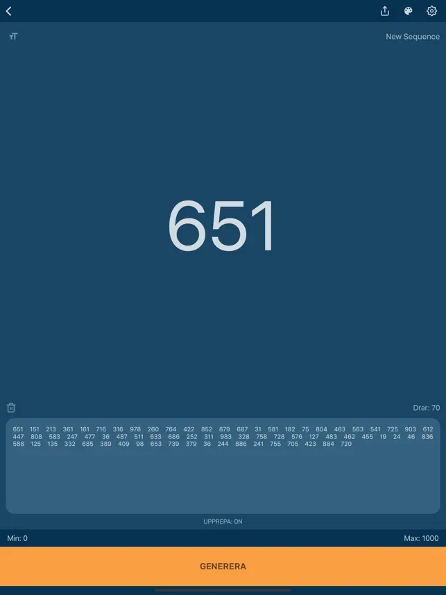 Imágen 2 Random Number Generator App iphone