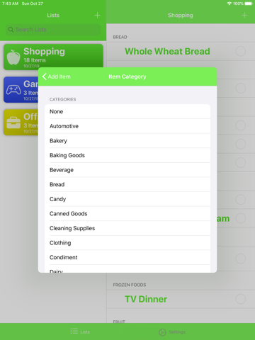 Grocery Master - Shopping List screenshot 4