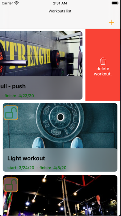 Workoutter screenshot 3