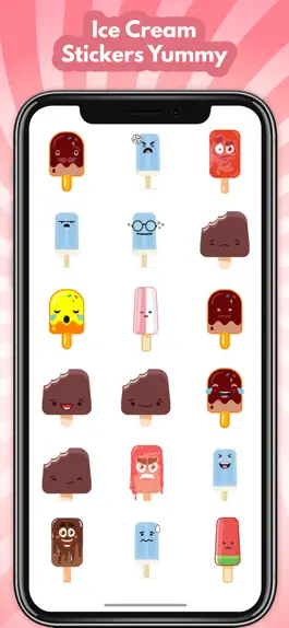 Game screenshot Ice Cream Stickers Yummy! apk