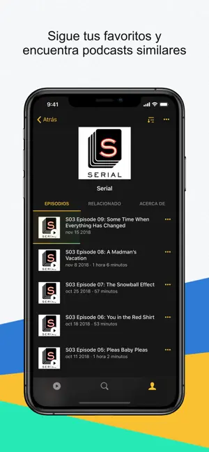 Captura de Pantalla 3 Acast - Podcast Player iphone