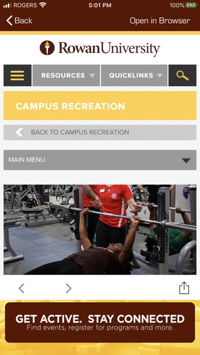 Rowan Campus Recreation screenshot 2