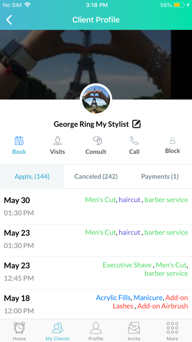 Ring My Stylist: Booking App screenshot 3
