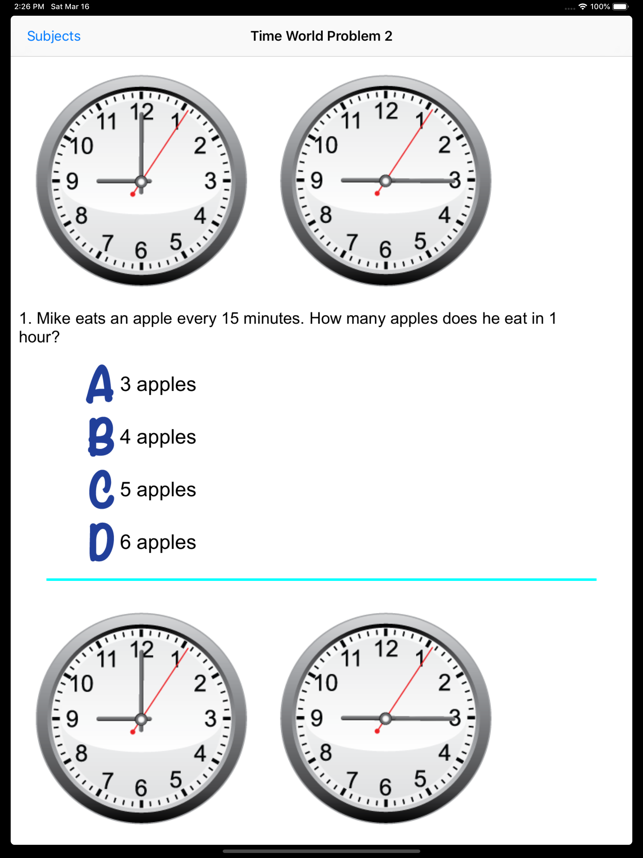 Telling Time Workbook(圖8)-速報App