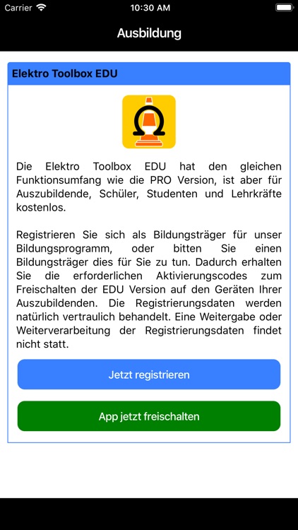 Elektro Toolbox EDU