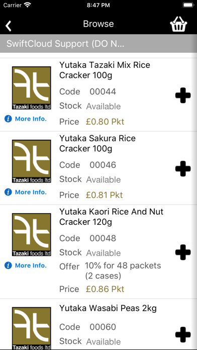 Tazaki Foods screenshot 3