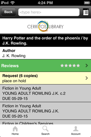 Cerritos Library To Go screenshot 3