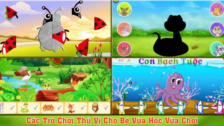 Thế Giới Động Vật Cho Bé screenshot-3