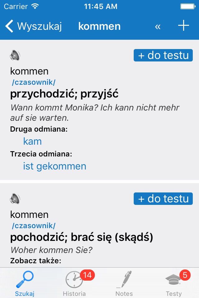 Leksyka Niemiecko Polski screenshot 3
