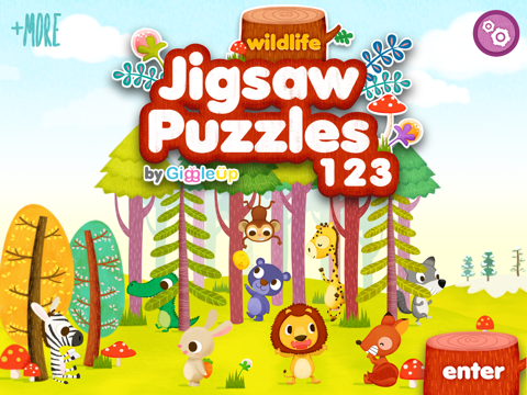 Wildlife Jigsaw Puzzles iPad - náhled