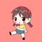 Whether in life or work, Athletic girl is a good assistant, sharing stickers, using tools, download and try it