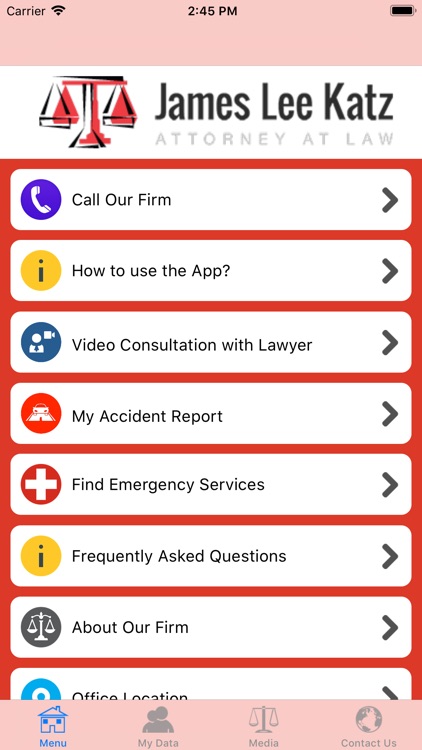 James Lee Katz Injury App