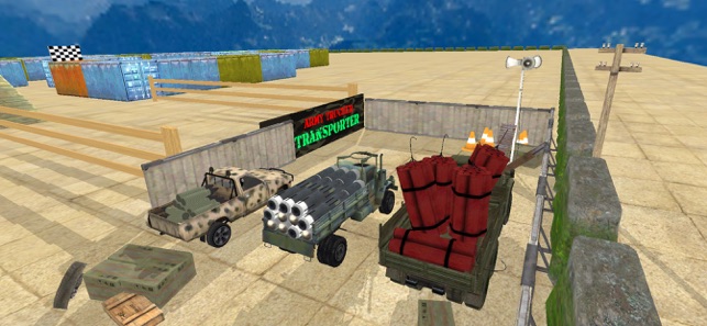 Army Trucker Transporter - 3D