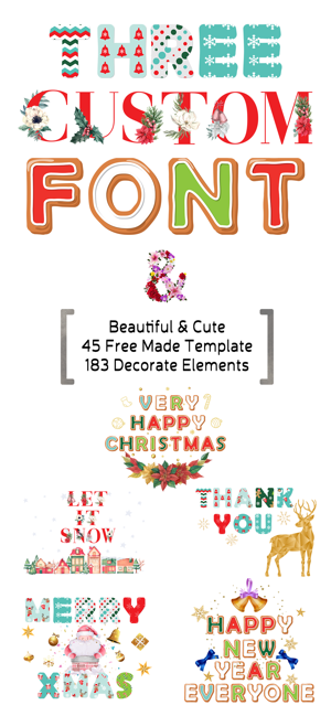 Merry Christmas - Custom Font