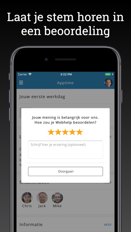 Apptime voor Webhelp