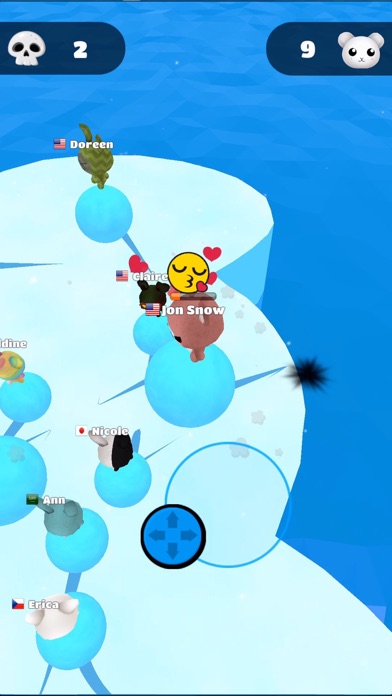 Petwar.io - Snowball war screenshot 3