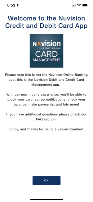 Nuvision Card Management