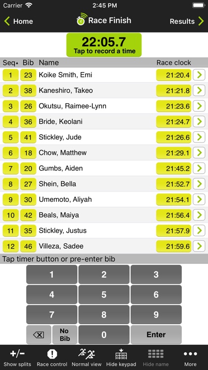 Race & Lap Timer for iPhone screenshot-4