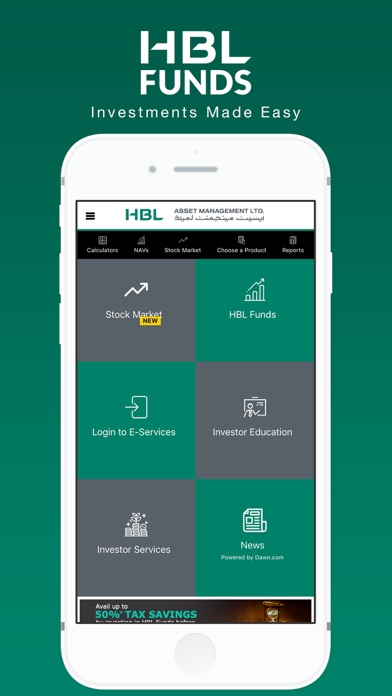HBL Funds screenshot 2