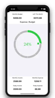 daily expense-spending tracker iphone screenshot 2