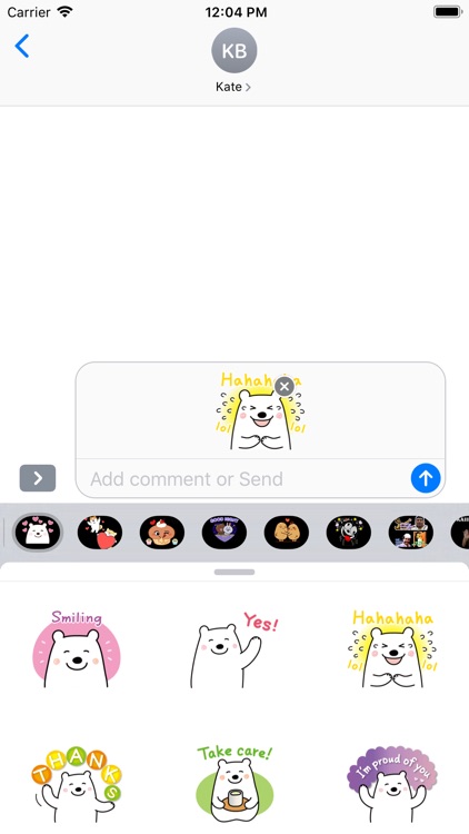 Animated Polar Bear Stickers