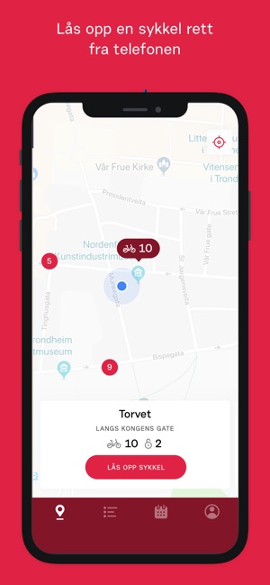 Trondheim Bysykkel for iPhone(圖1)-速報App