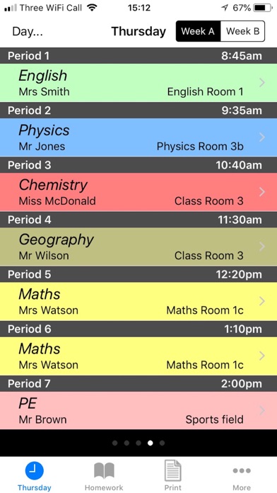 How to cancel & delete School Timetable from iphone & ipad 1