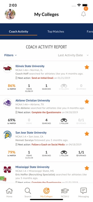 NCSA Athletic Recruiting(圖2)-速報App