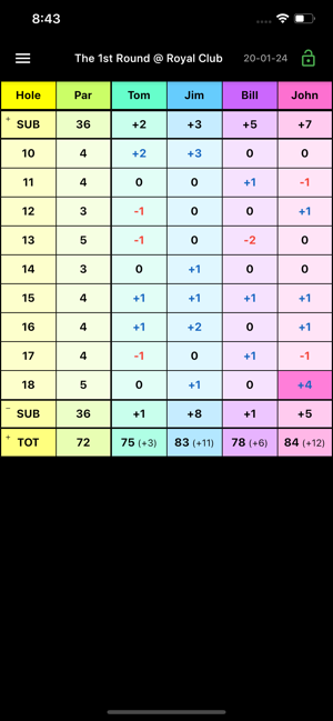 Hi Golf Score - Golf Scorecard(圖9)-速報App