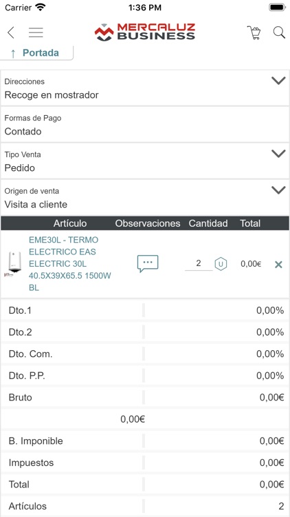 Mercaluz Business screenshot-3