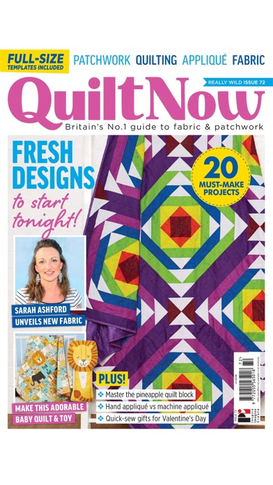 Quilt Now Magazine screenshot1