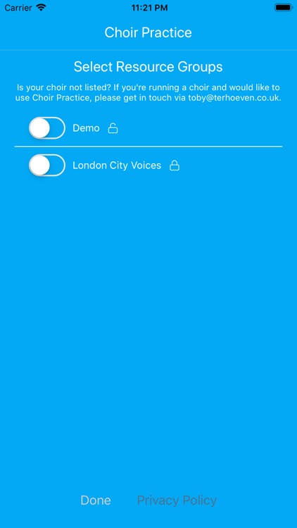 Choir Practice - The Choir App