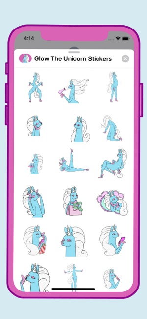 Glow The Unicorn Stickers(圖2)-速報App