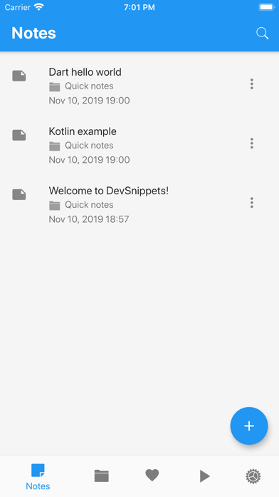 DevSnippets screenshot 2