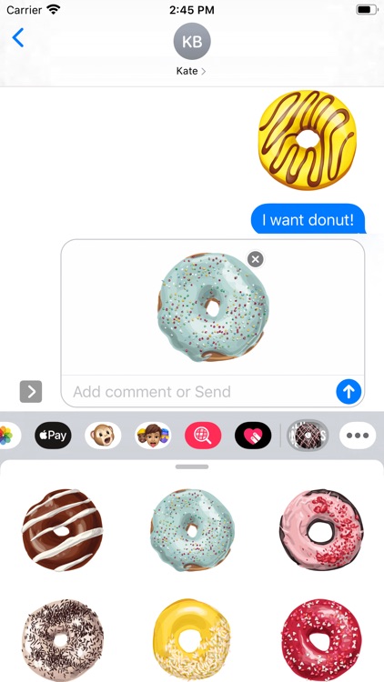 Donuts Tasty Stickers