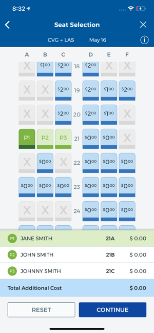 Allegiant Flight Seating Chart