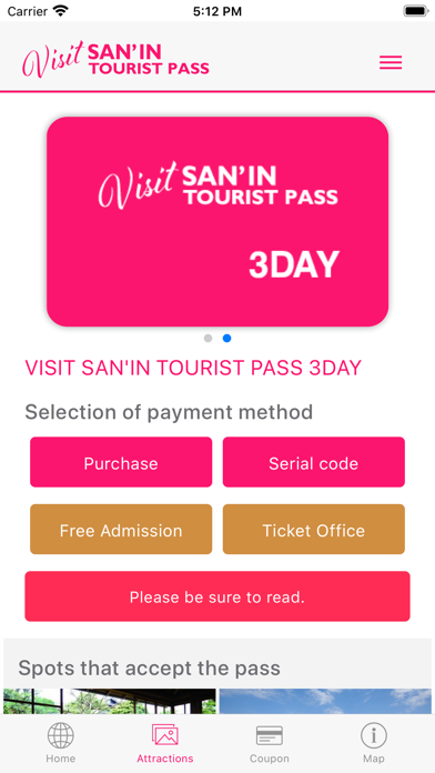 Visit Sanin Tourist Pass screenshot 2